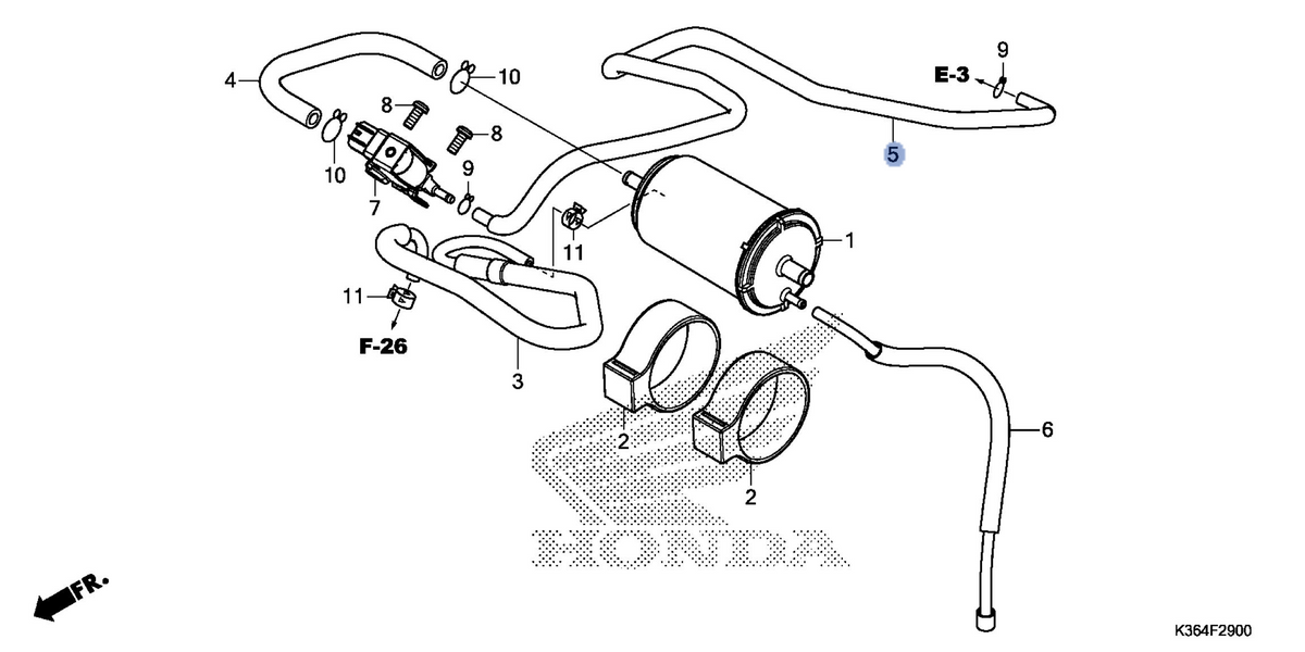 Honda OEM part 17415-K35-V00