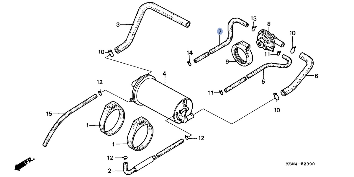 Honda OEM part 17415-KEN-770