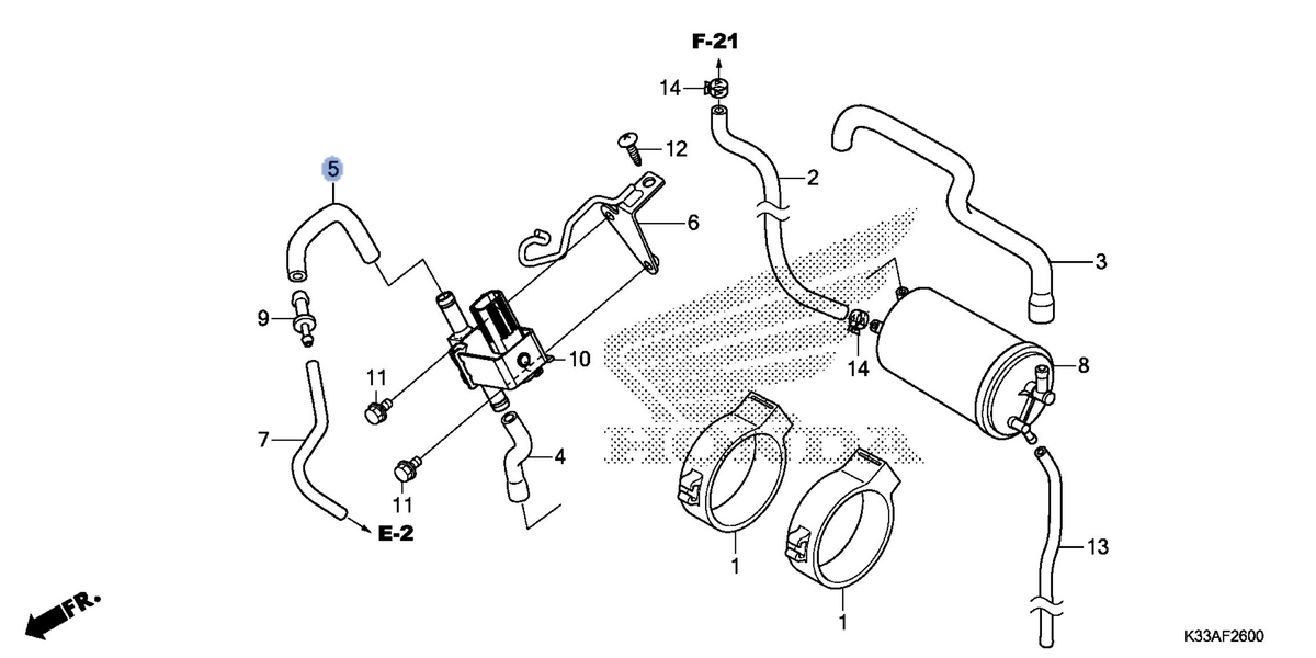 Honda OEM part 17415-KYJ-900