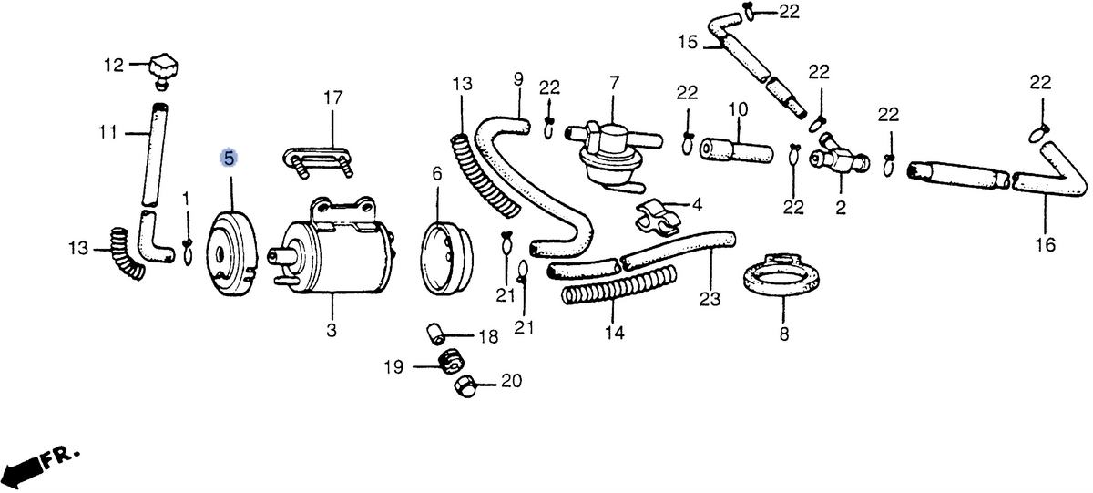 Honda OEM part 17415-MF8-791