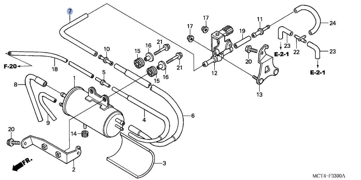Honda OEM part 17416-MCT-680