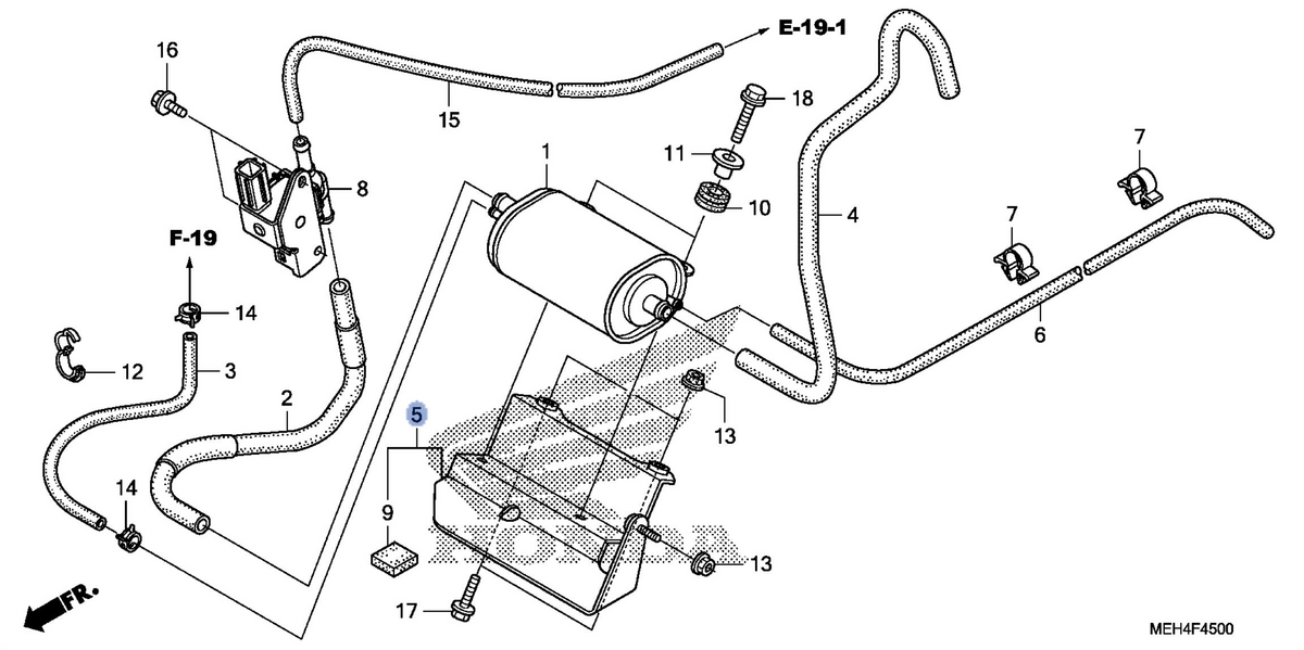 Honda OEM part 17416-MEH-770