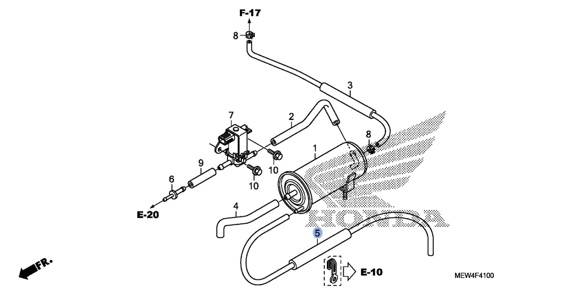 Honda OEM part 17416-MEW-L01