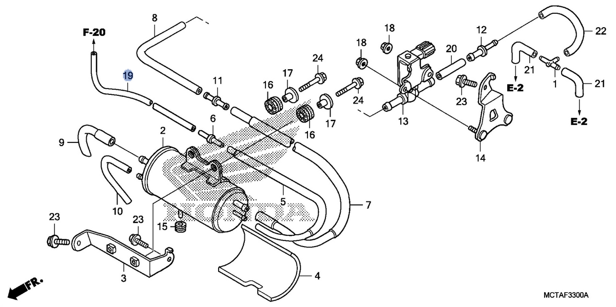 Honda OEM part 17419-MCT-L60