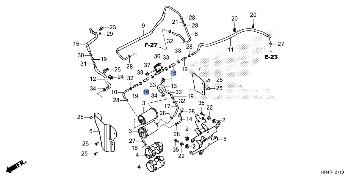 Honda OEM part 17420-HR6-B00