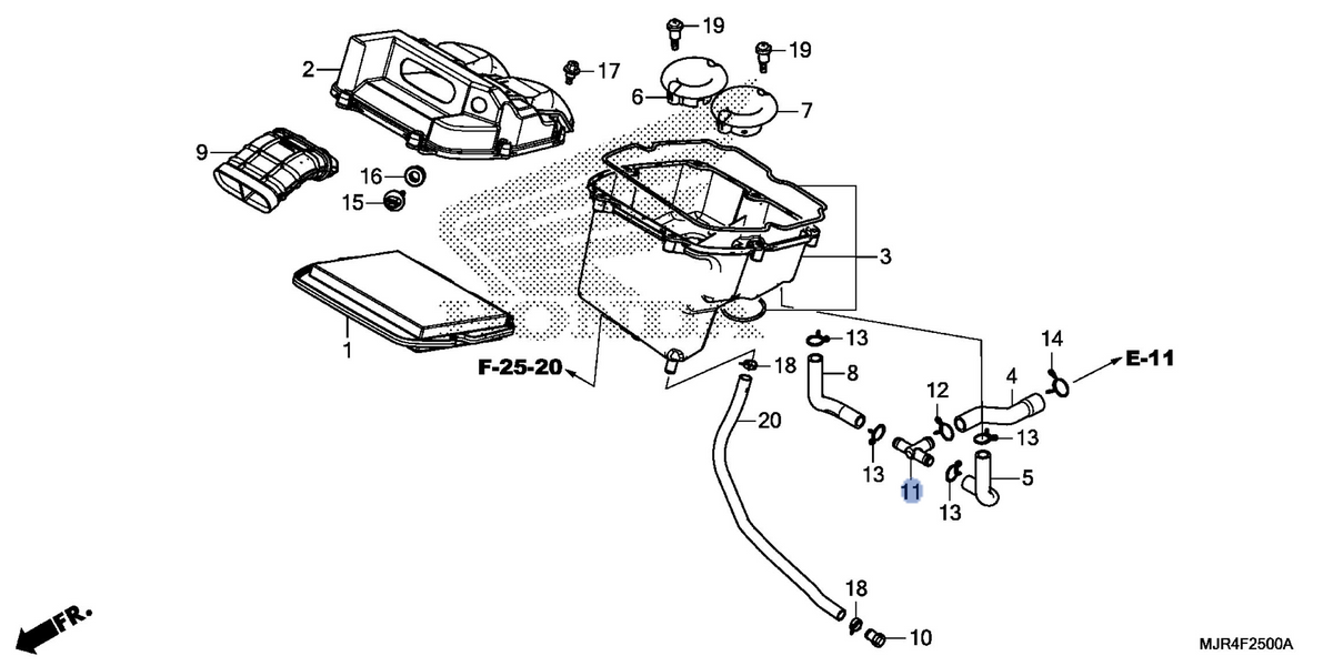 Honda OEM part 17420-MCA-000