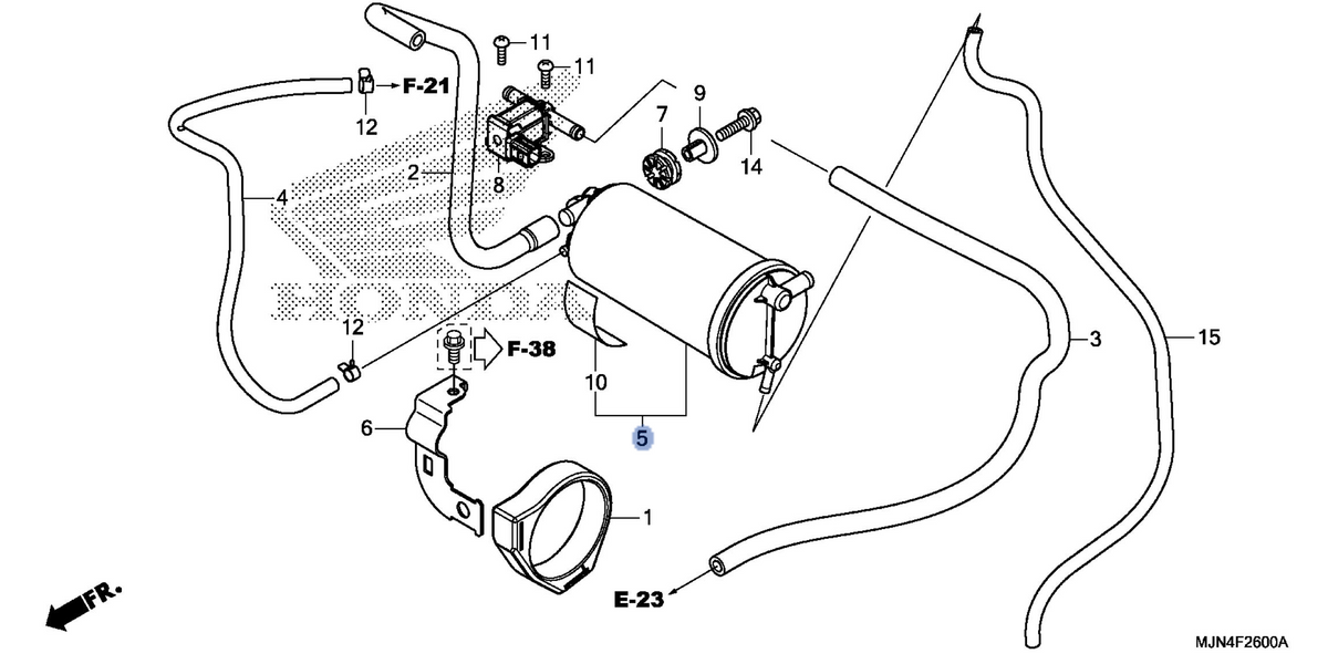 Honda OEM part 17420-MGZ-A02