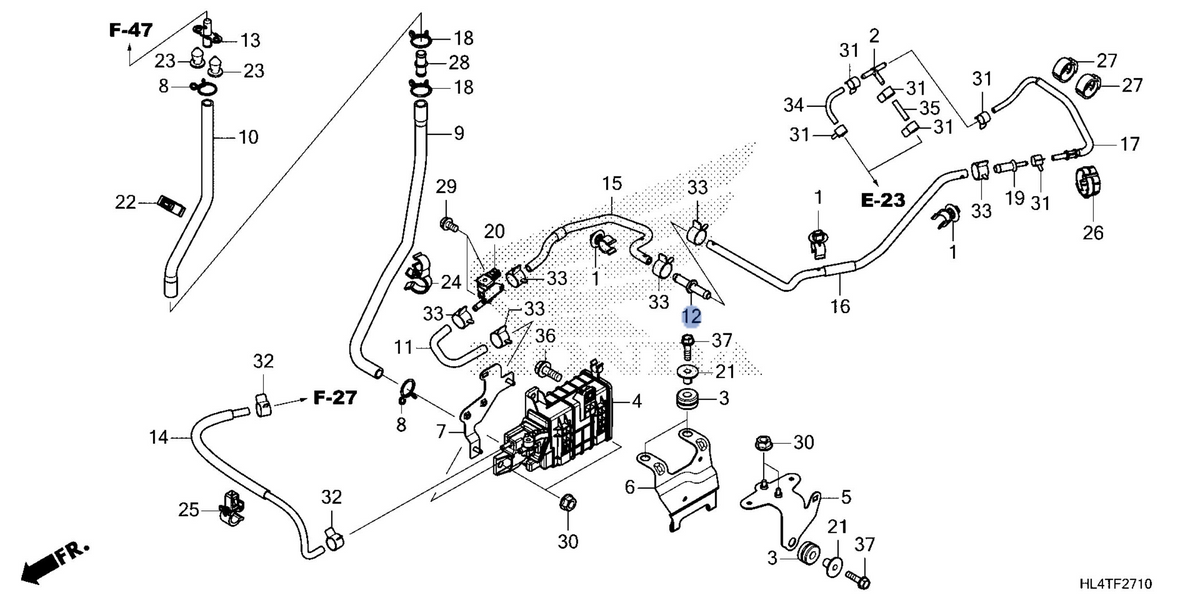 Honda OEM part 17421-HL6-A00