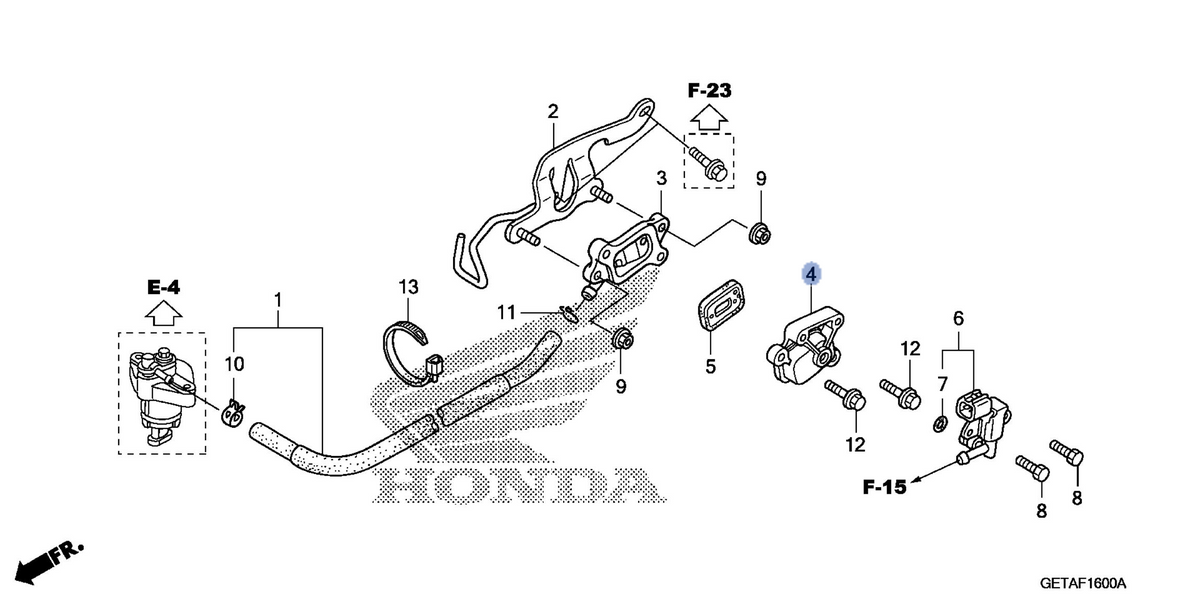 Honda OEM part 17432-GEZ-610