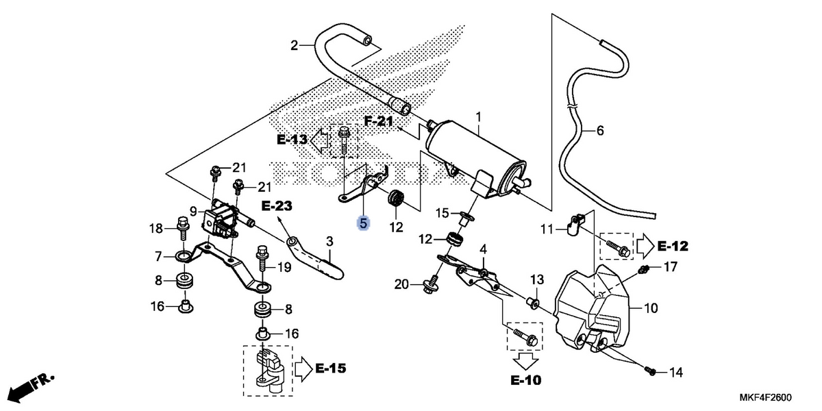 Honda OEM part 17433-MKF-L20