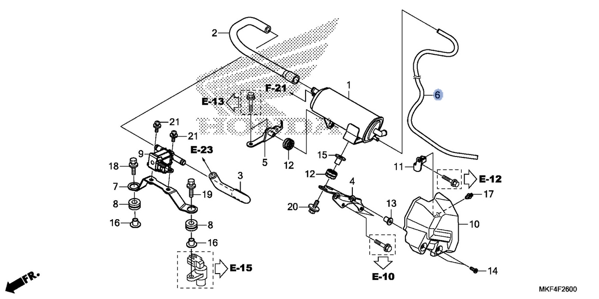 Honda OEM part 17434-MKF-L20