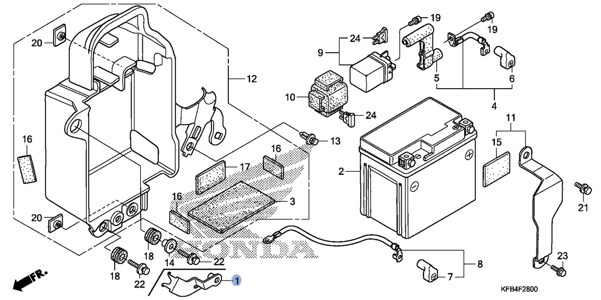 Honda OEM part 17441-KFB-930