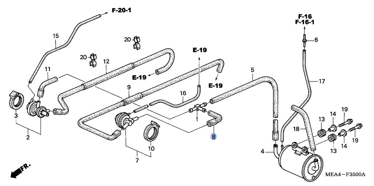 Honda OEM part 17441-MEA-770