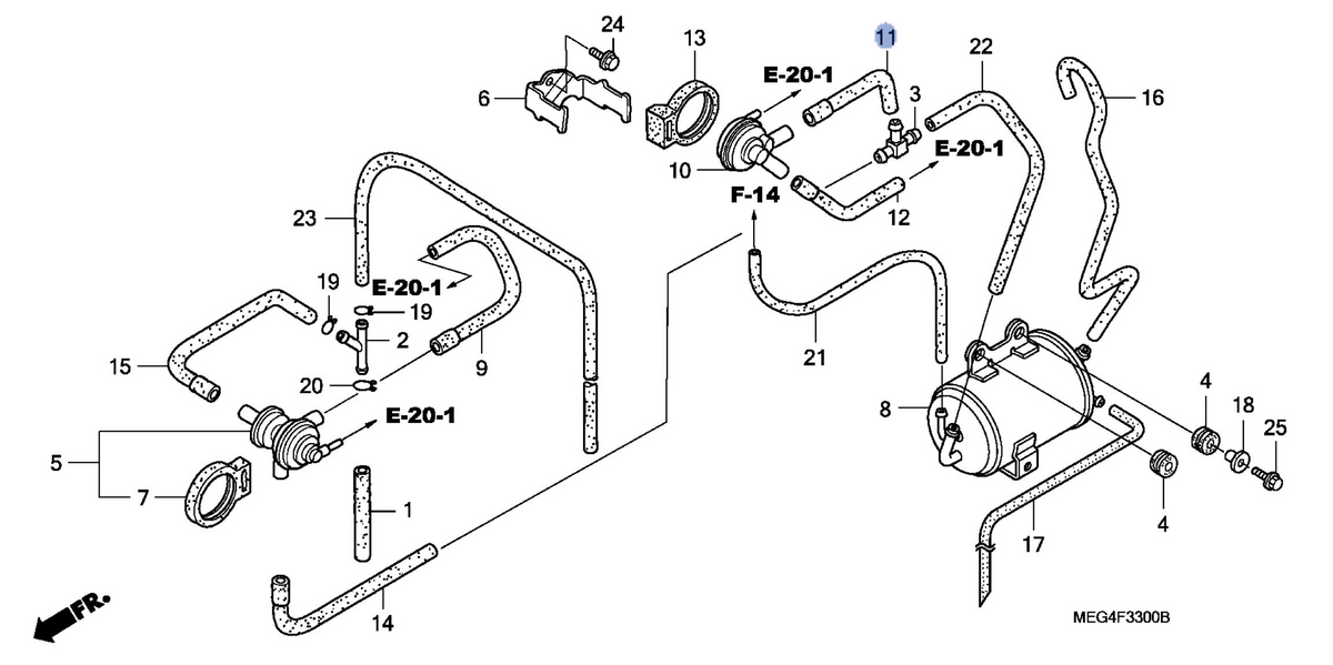 Honda OEM part 17441-MEG-770