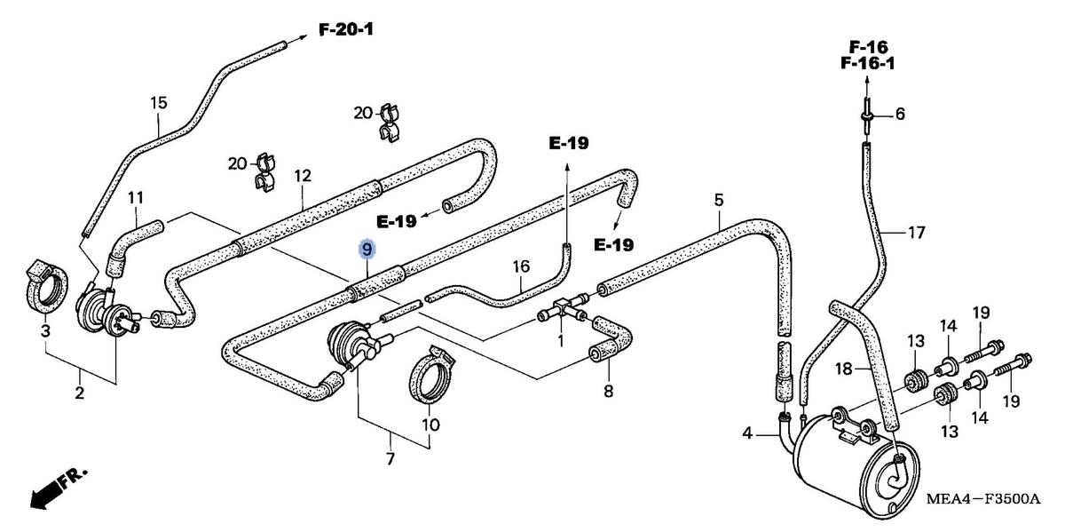 Honda OEM part 17442-MEA-770