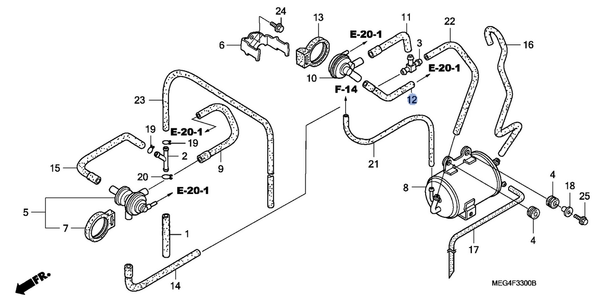 Honda OEM part 17446-MEG-770