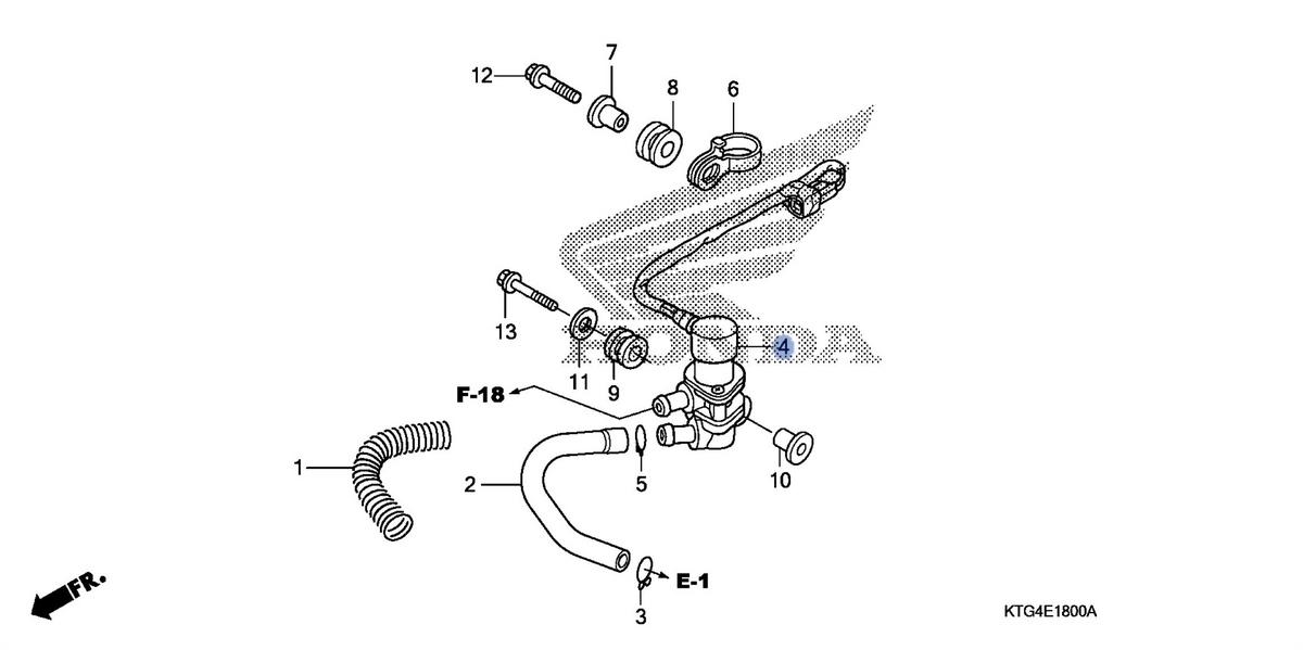 Honda OEM part 17450-KTF-640