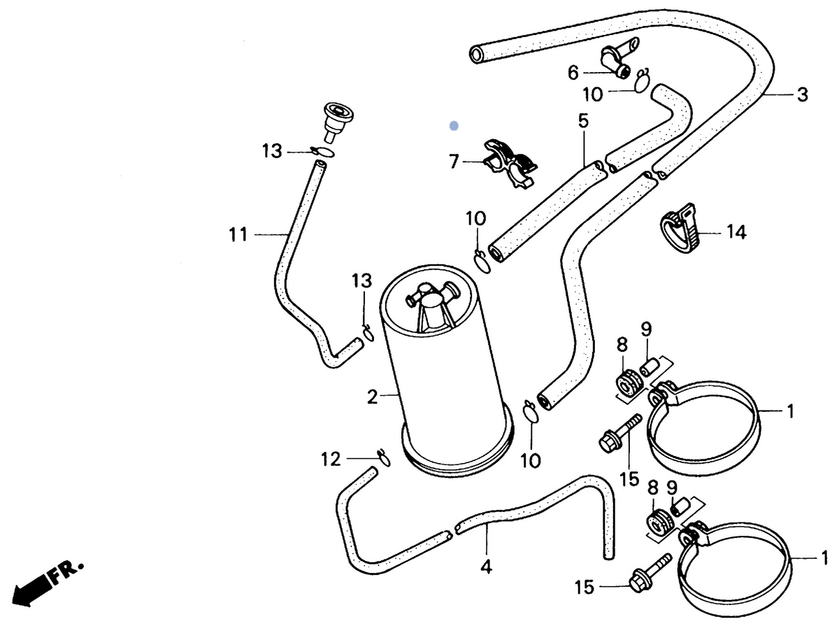 Honda OEM part 17450-KY7-740