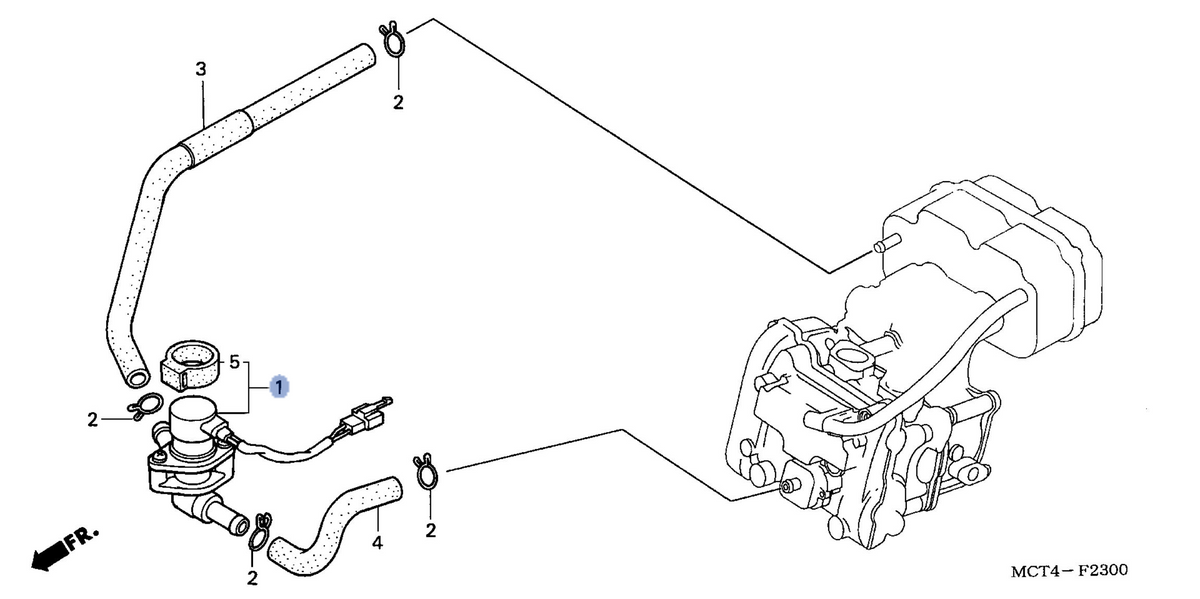 Honda OEM part 17450-MCT-000
