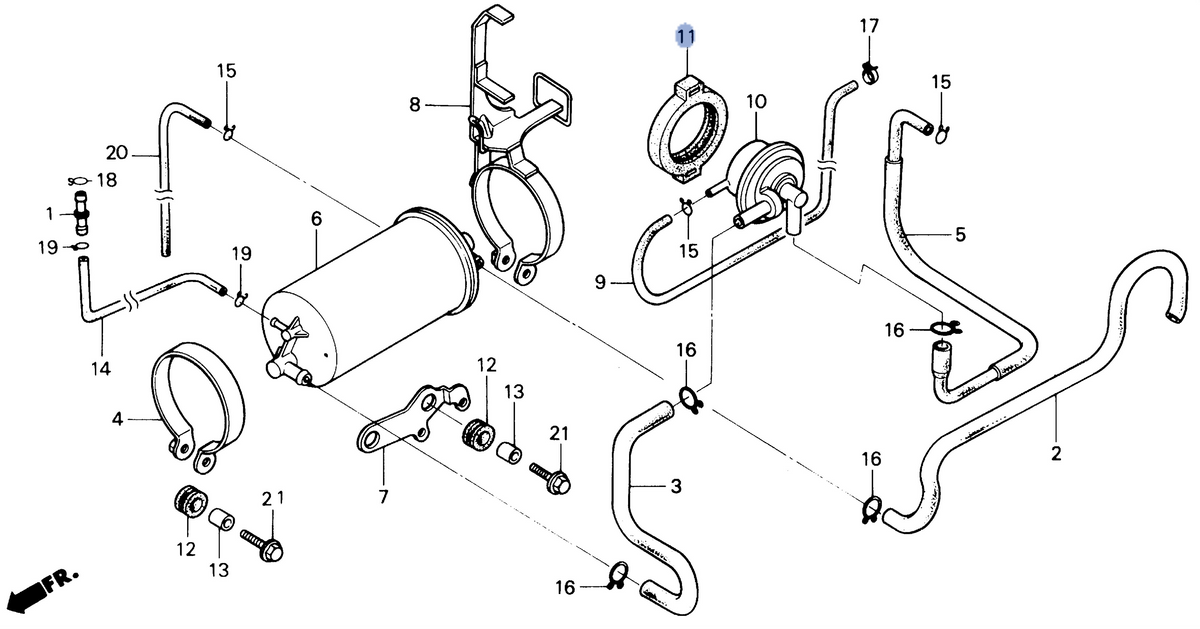 Honda OEM part 17451-MB2-880