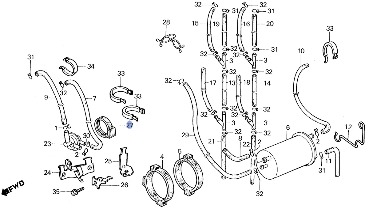Honda OEM part 17451-MG2-880