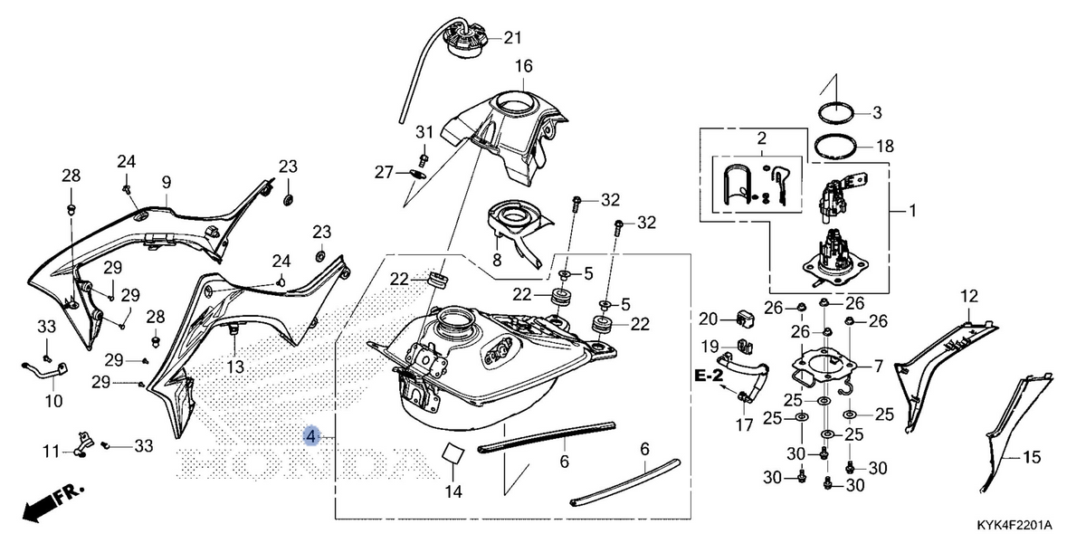 Honda OEM part 17500-K28-A60