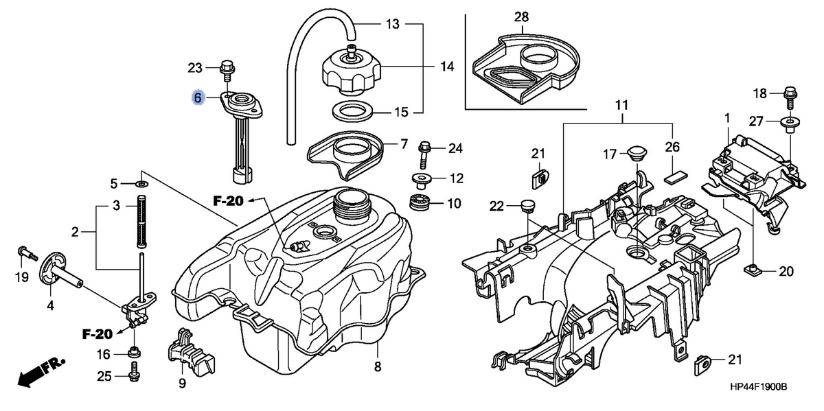 Honda OEM part 17504-HP5-601