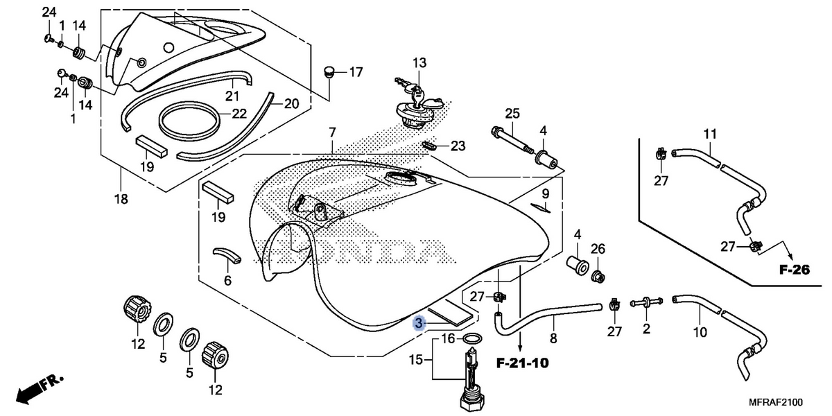 Honda OEM part 17506-GCS-300