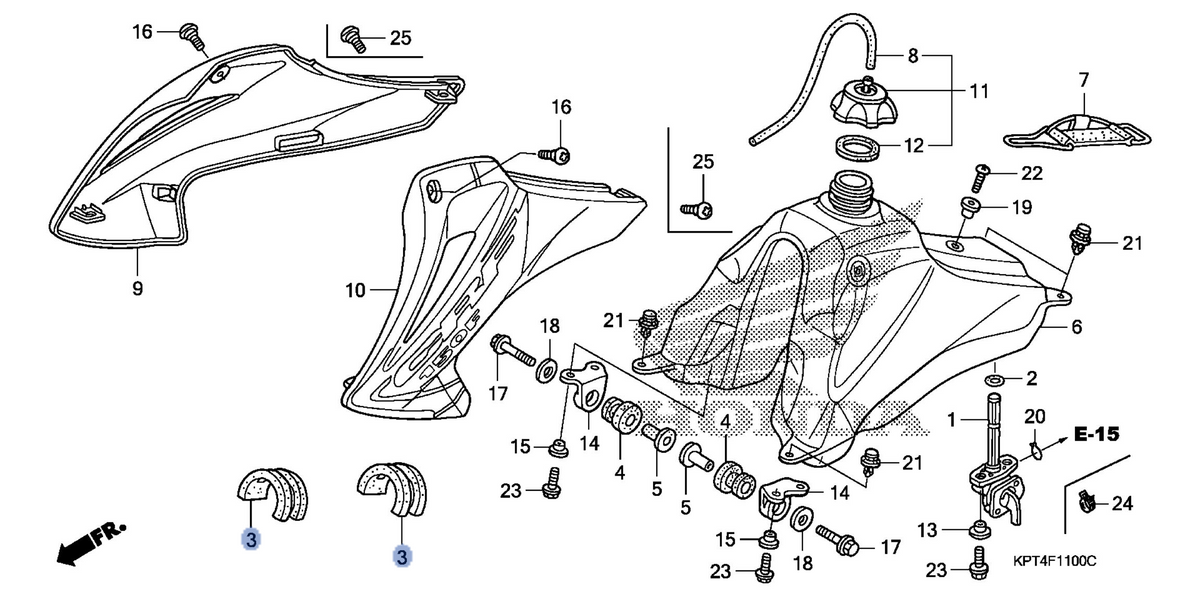 Honda OEM part 17506-KPS-900