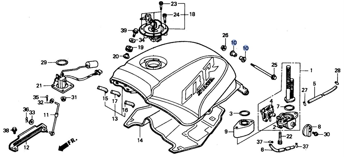 Honda OEM part 17506-MB1-000