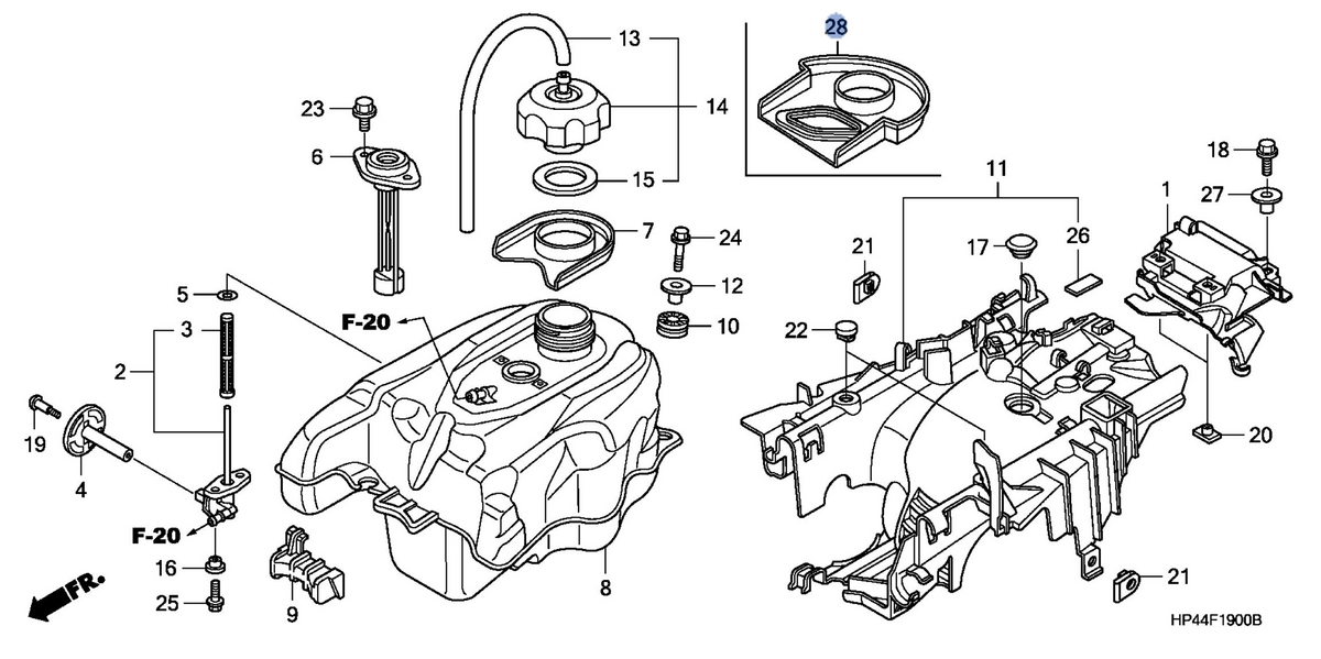 Honda OEM part 17507-HP5-A10