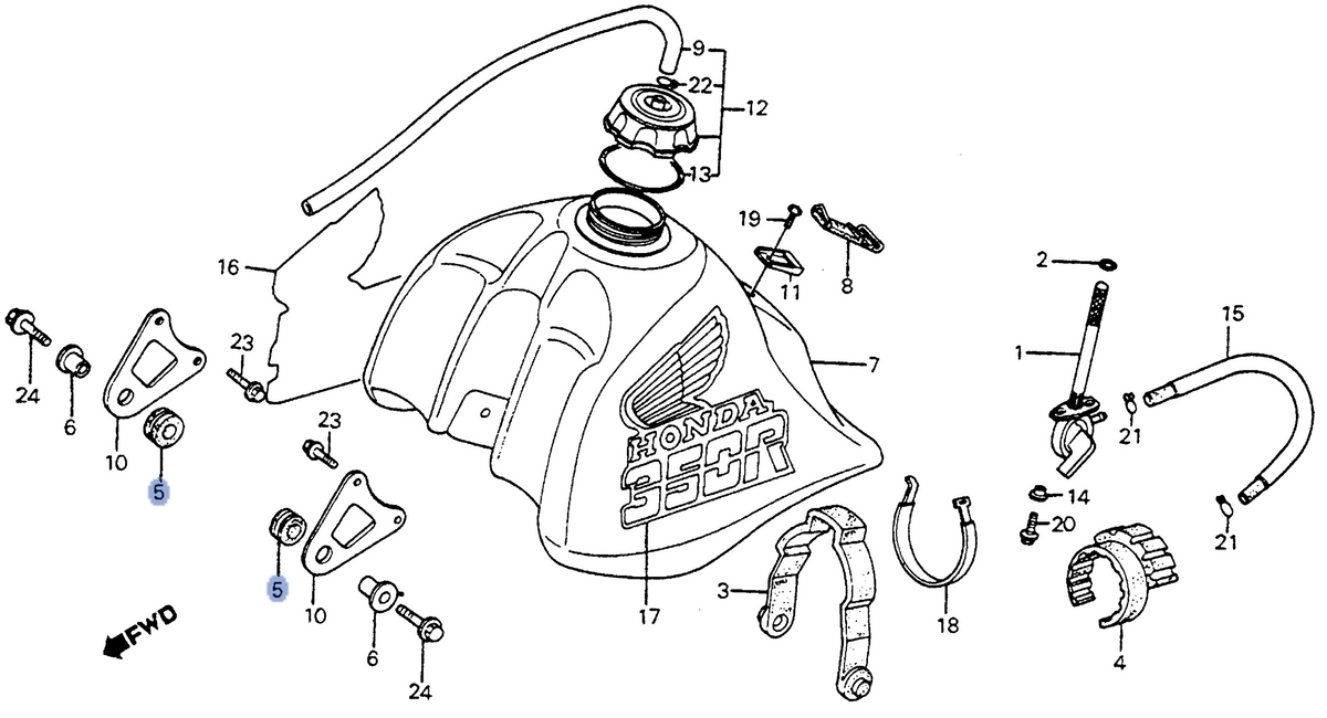 Honda OEM part 17508-KN5-670