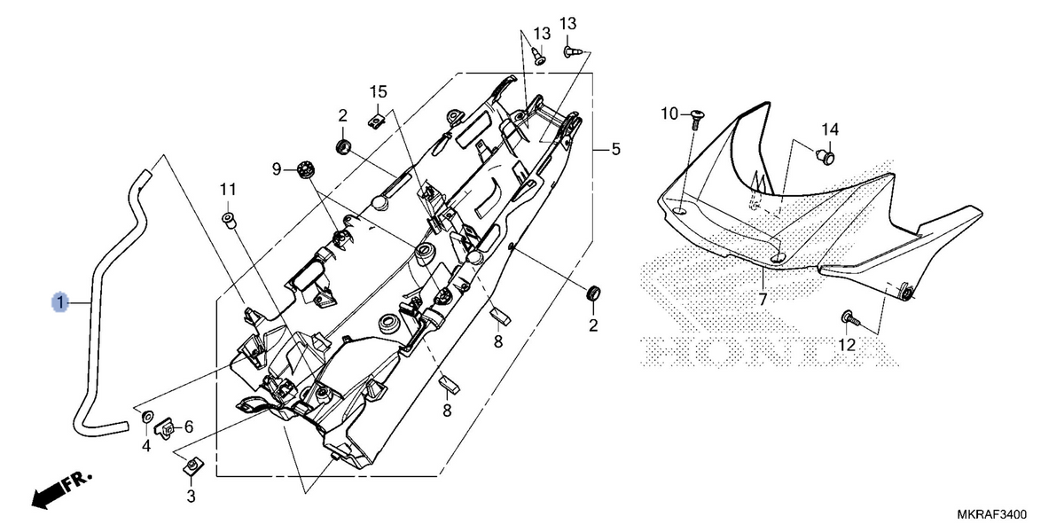 Honda OEM part 17508-MKR-D10