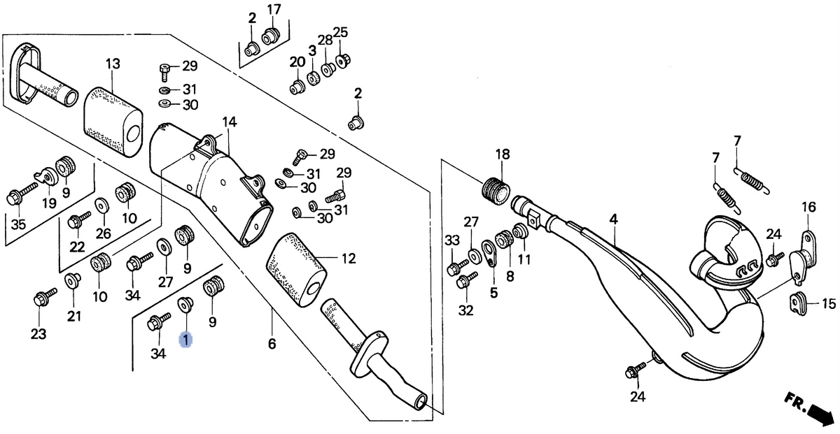 Honda OEM part 17509-ML3-790