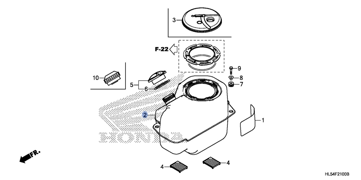 Honda OEM part 17510-HL5-M20