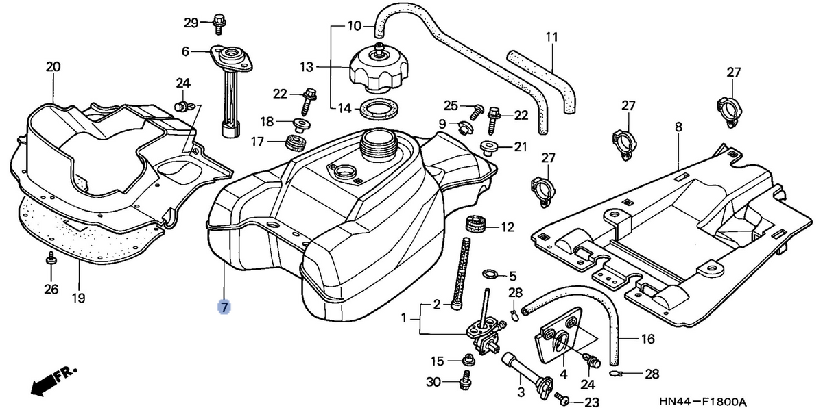 Honda OEM part 17510-HN5-670