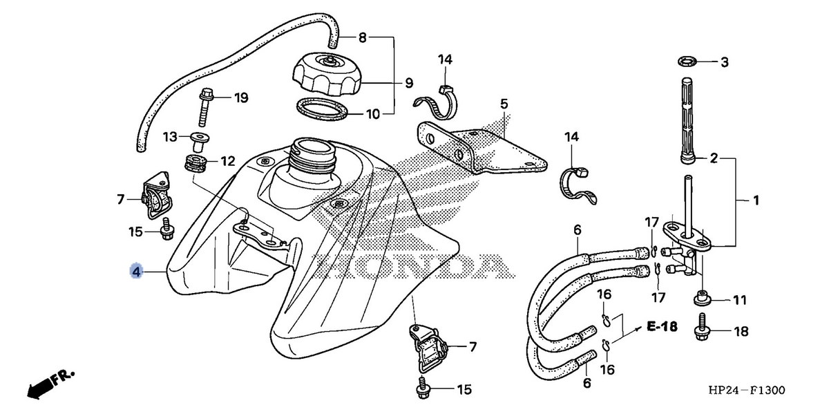 Honda OEM part 17510-HP2-670