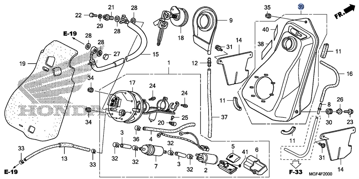 Honda OEM part 17510-MFT-640