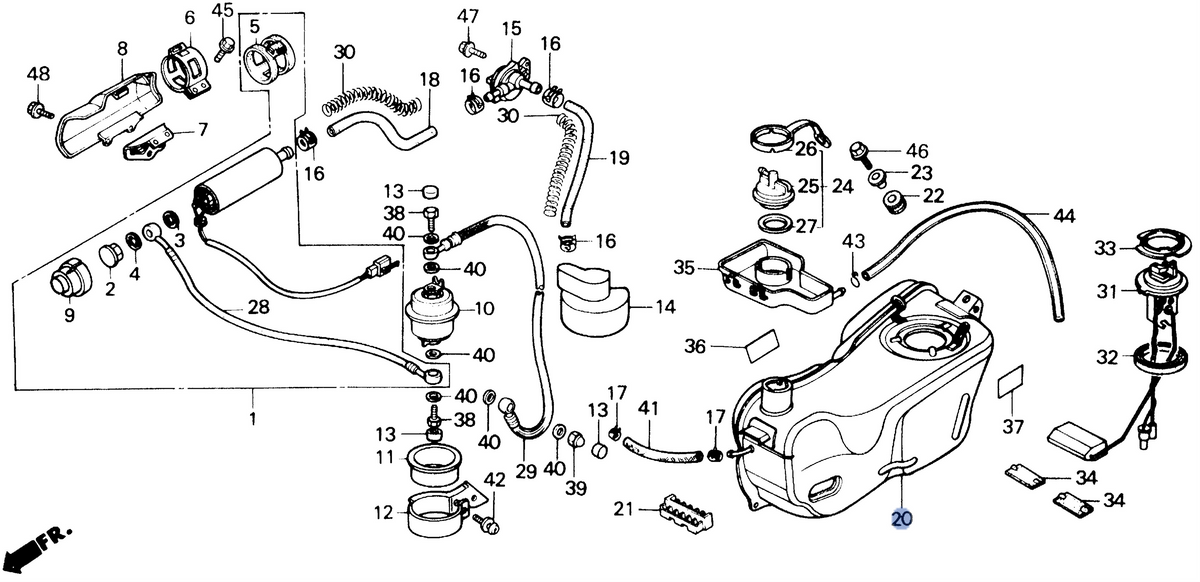 Honda OEM part 17510-ML8-750