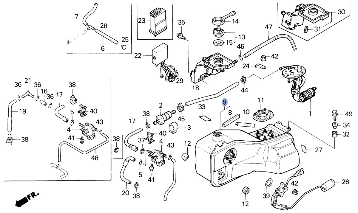 Honda OEM part 17510-MZ3-000