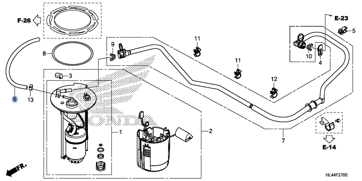 Honda OEM part 17511-HL4-A00