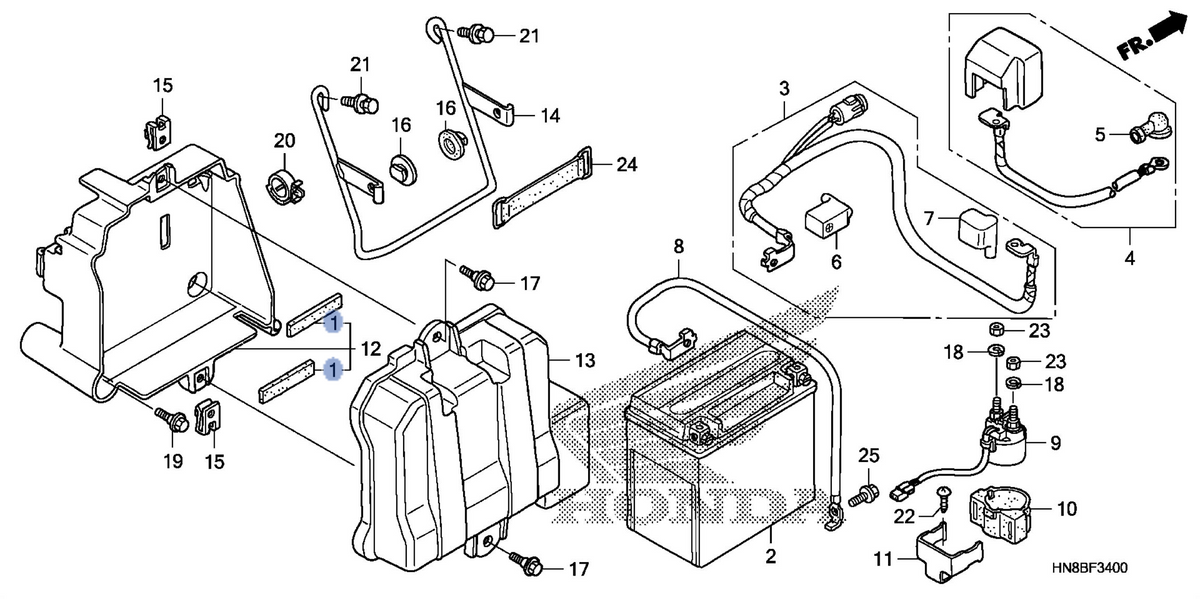Honda OEM part 17511-HM5-670