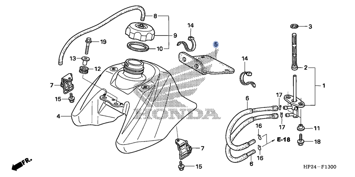 Honda OEM part 17511-HP2-670