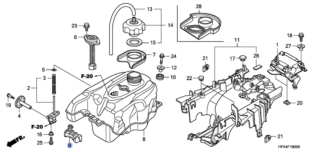 Honda OEM part 17511-HP5-600