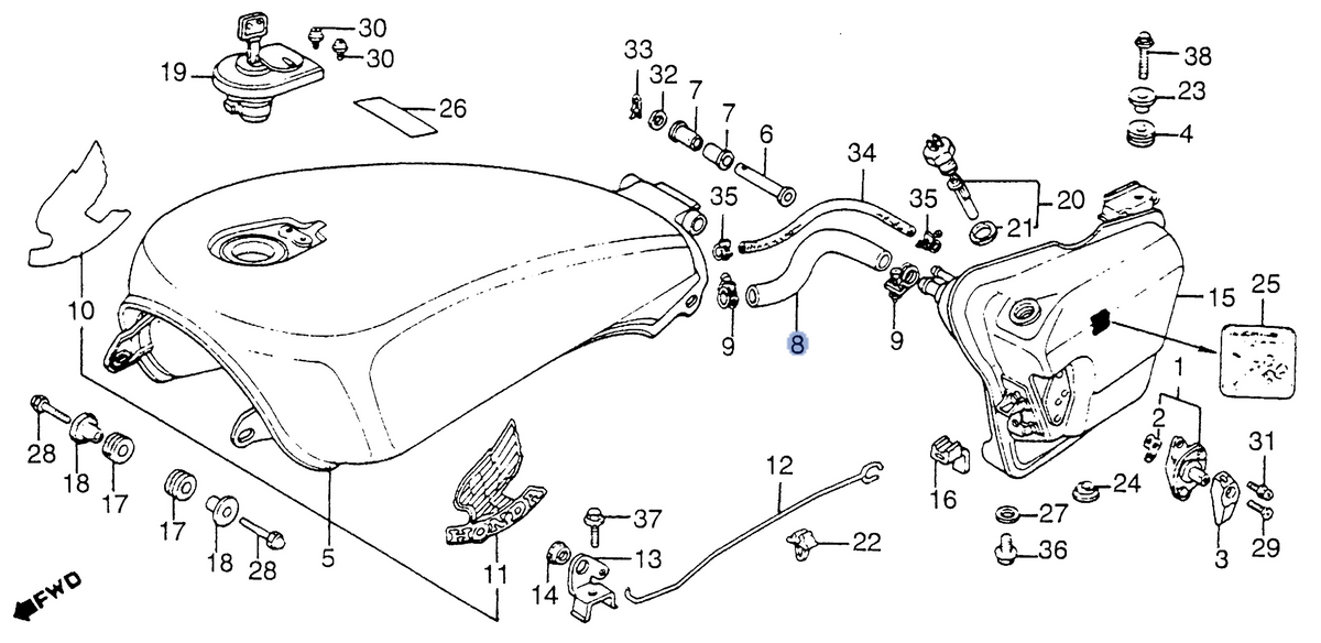 Honda OEM part 17511-MB4-770