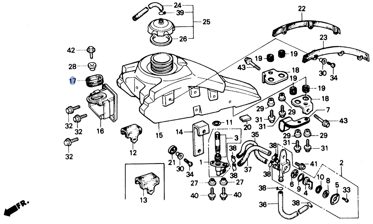 Honda OEM part 17512-HB9-000