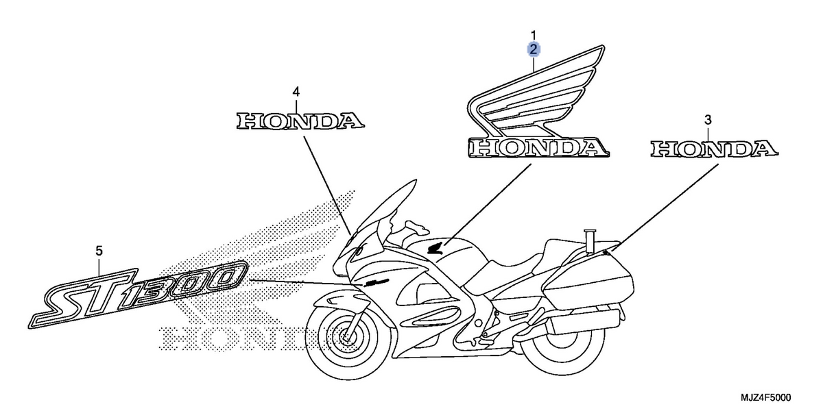 Honda OEM part 17512-MCS-G01ZD