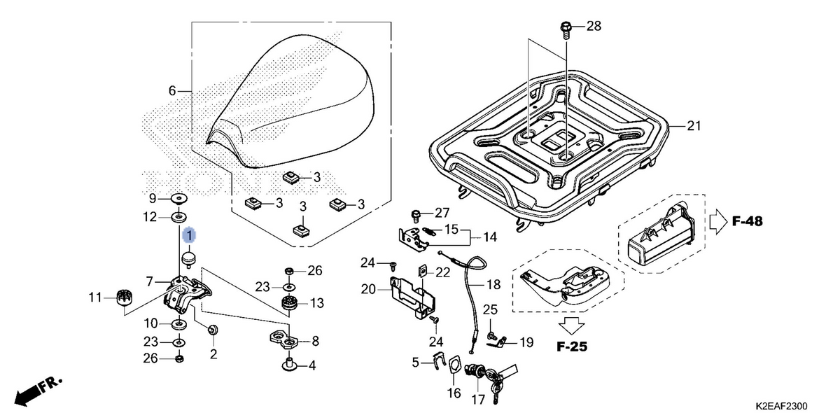 Honda OEM part 17513-K67-900