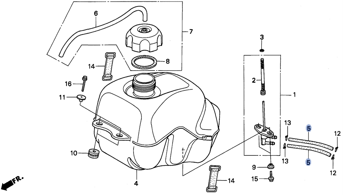 Honda OEM part 17514-HF7-000