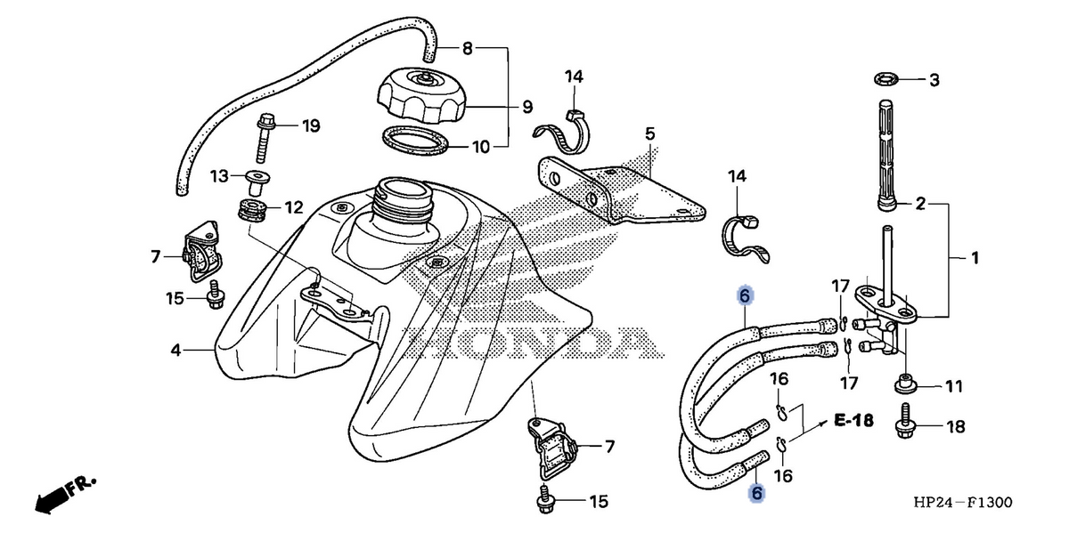 Honda OEM part 17514-HP2-670